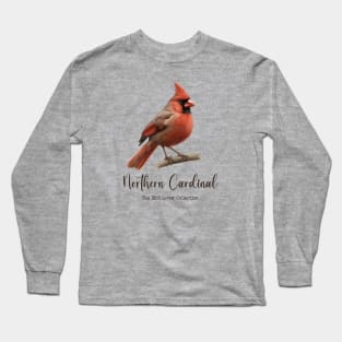 Northern Cardinal - Bird Lover Collection Long Sleeve T-Shirt